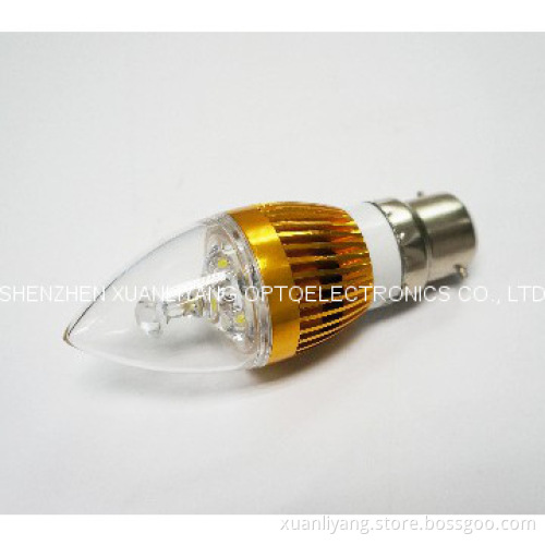 3W high lumen E14 LED candle bulb